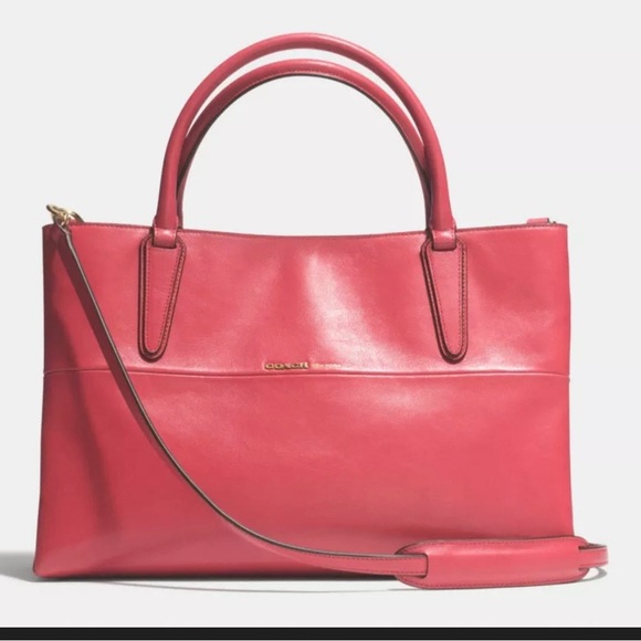 Coach Handbags - NWT Coach Borough Soft In Nappa 32291 Leather Satchel Rare With Dust Bag